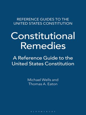 cover image of Constitutional Remedies